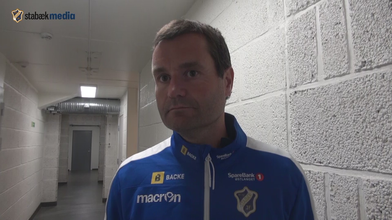 Garborg etter treningskampen mot LSK